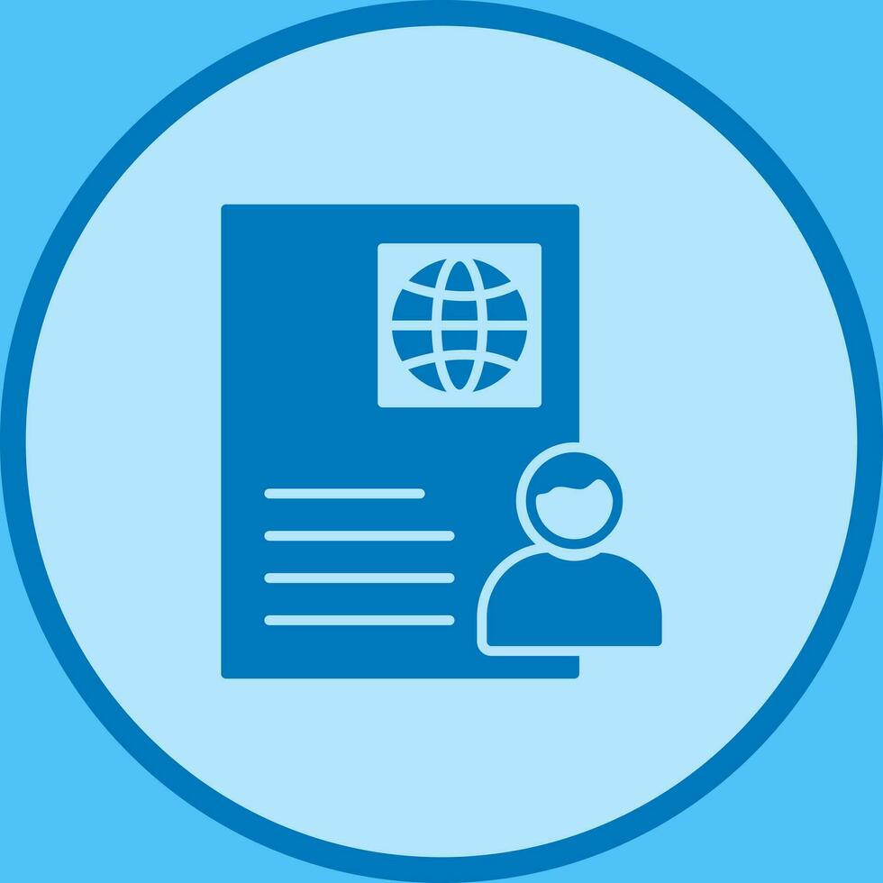 Global Profile Vector Icon