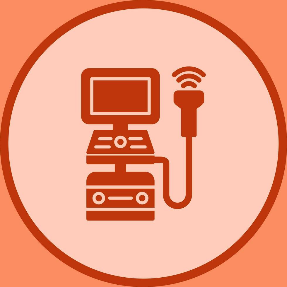 Ultrasound Machine Vector Icon