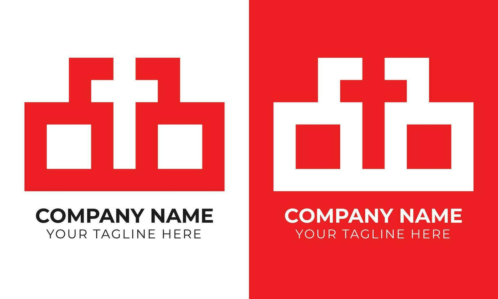 Creative modern minimal abstract monogram initial letter t logo design template Free Vector
