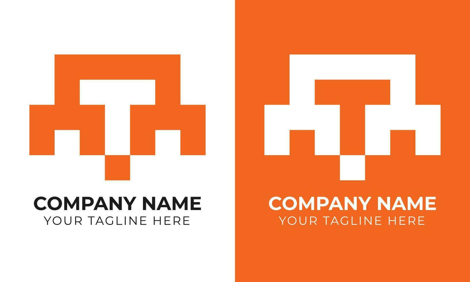 Creative modern minimal abstract monogram initial letter t logo design template Free Vector