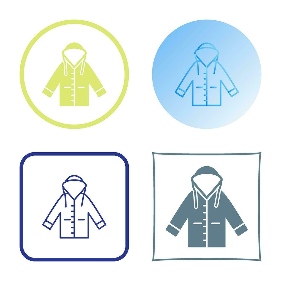 Raincoat Vector Icon