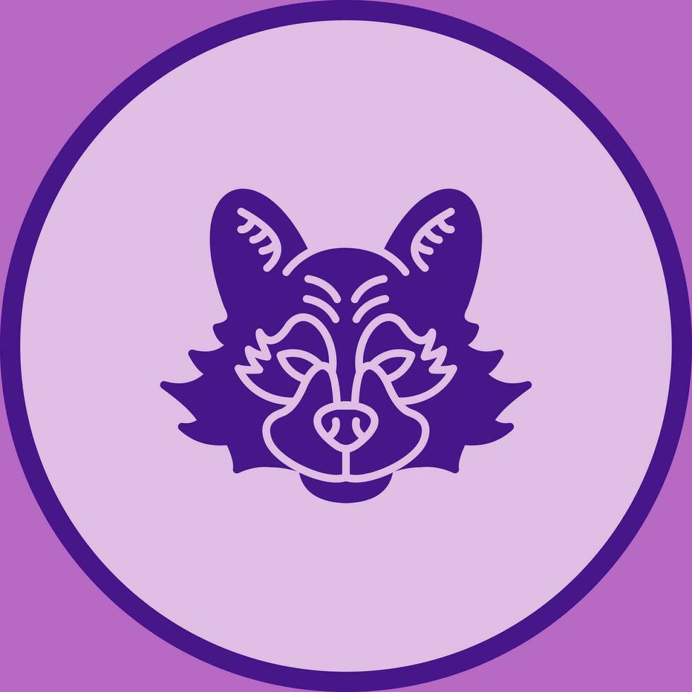 Raccoon Vector Icon