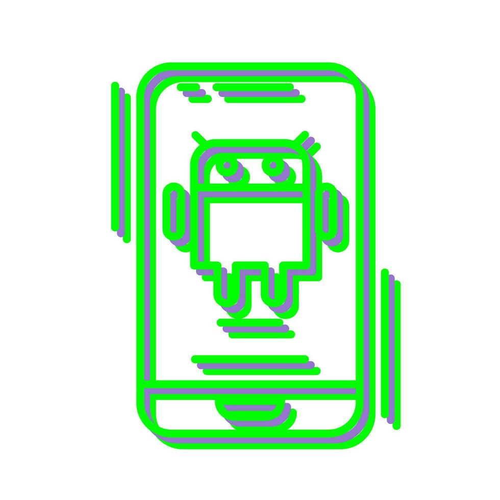 icono de vector de Android