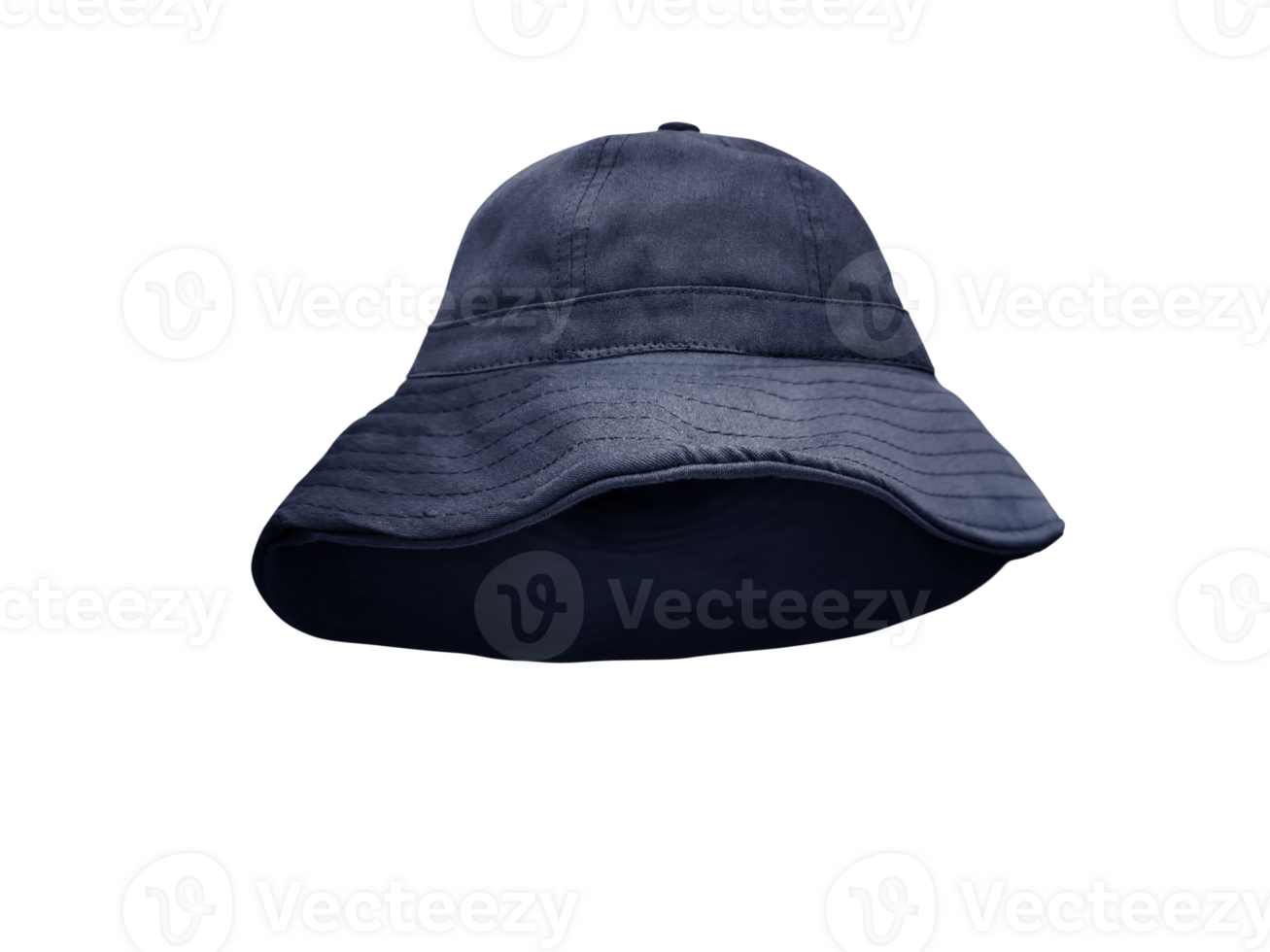 blue bucket hat PNG transparent