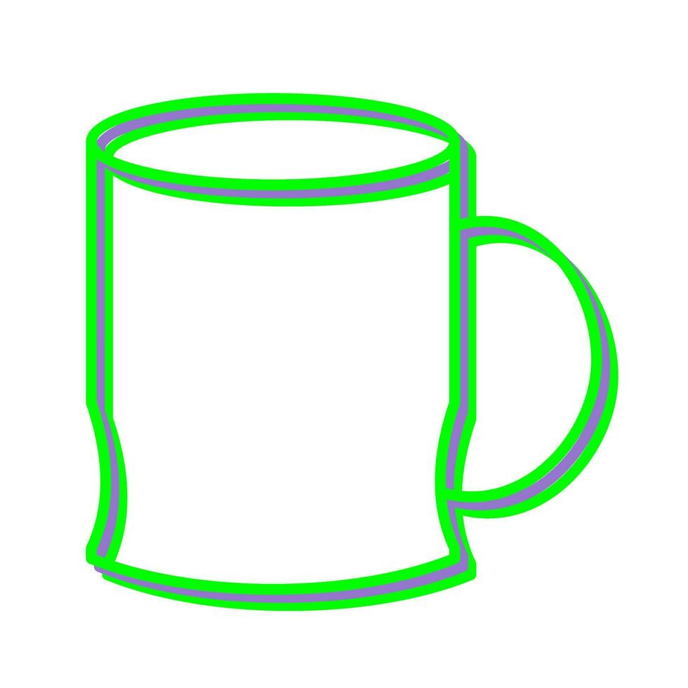 icono de vector de taza de café