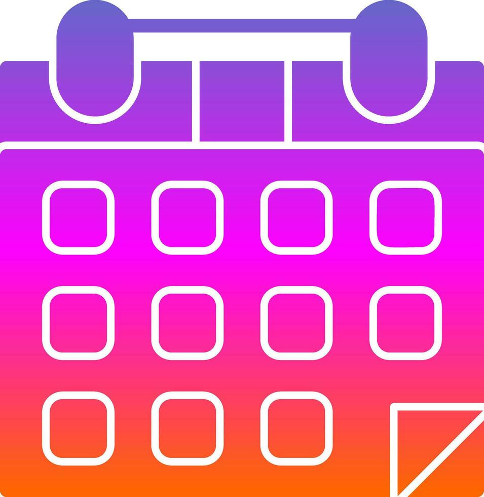 diseño de icono de vector de calendario