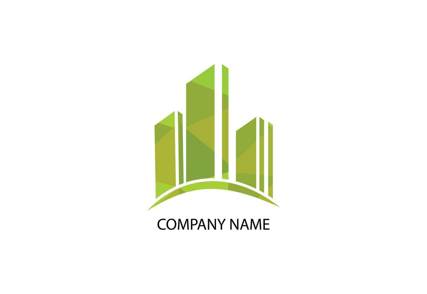 Low Poly and Real estate house logo design, Vector design concept