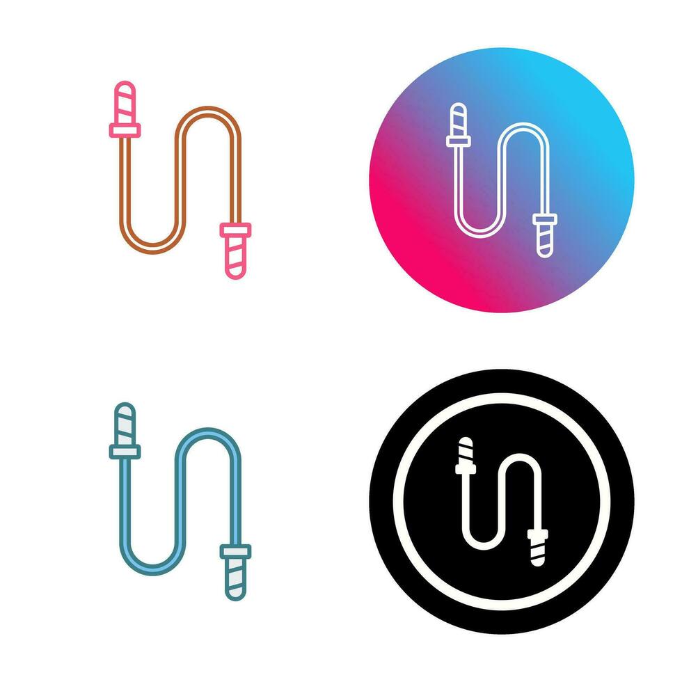 Jumping Rope Vector Icon