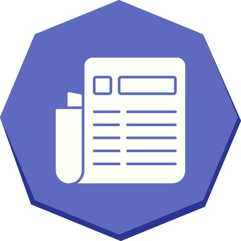 News Paper Vector Icon