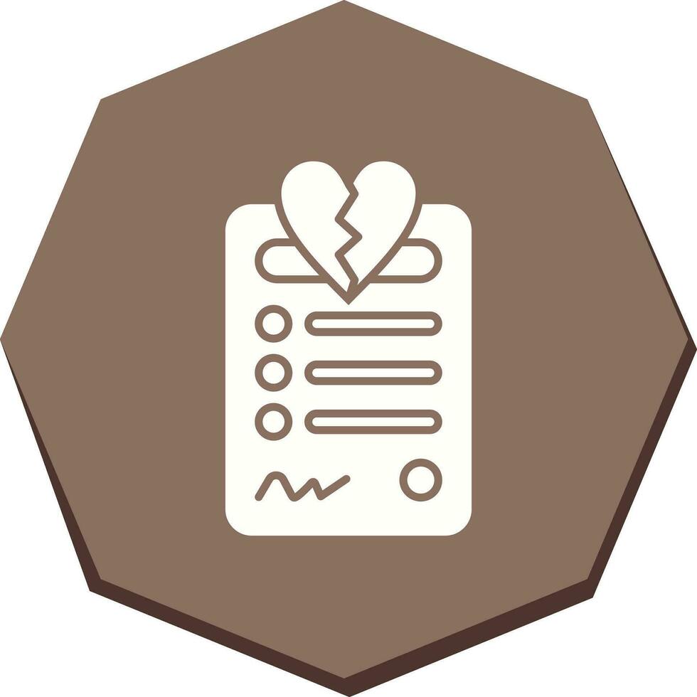 Divorce Vector Icon