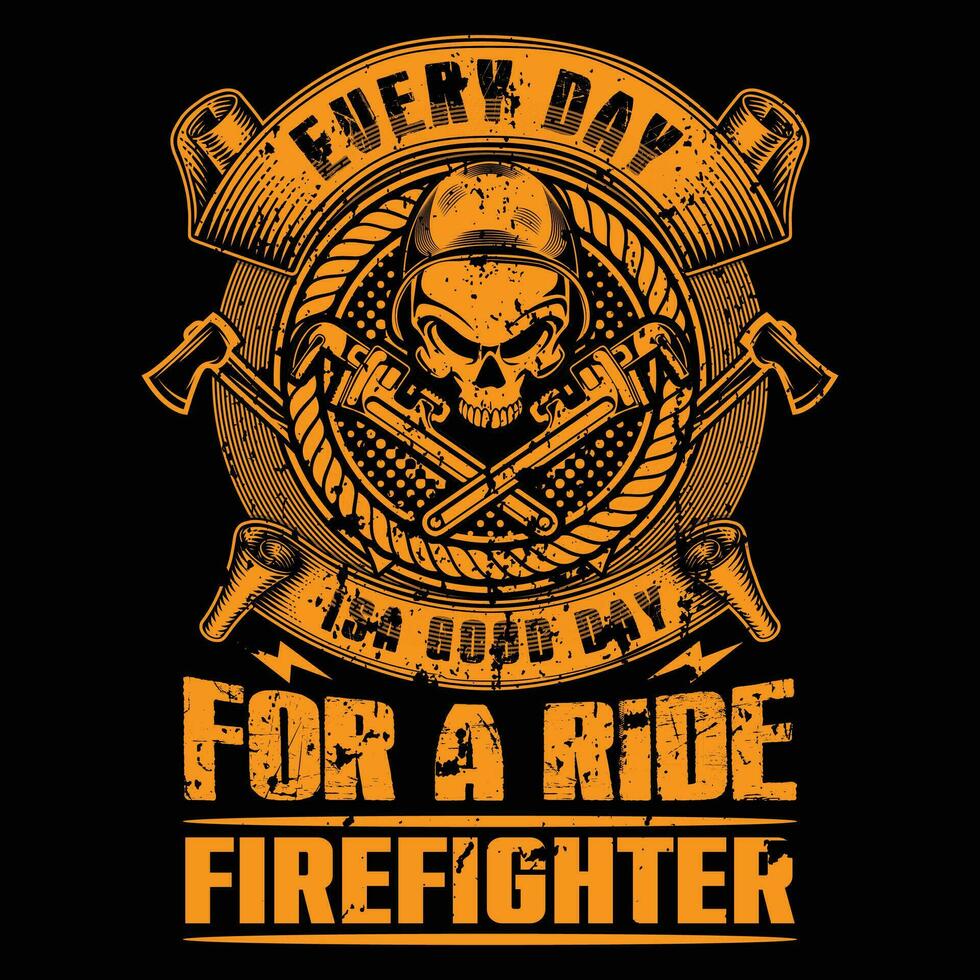 Premium American skull firefighter veteran t shirt design Inspiring quote. Proud American Independence Day and veteran typography vector template USA veteran Flag graphic print