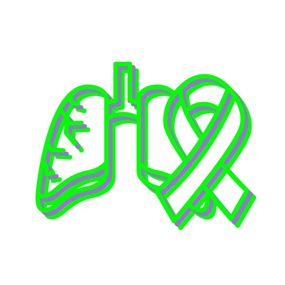 icono de vector de cáncer