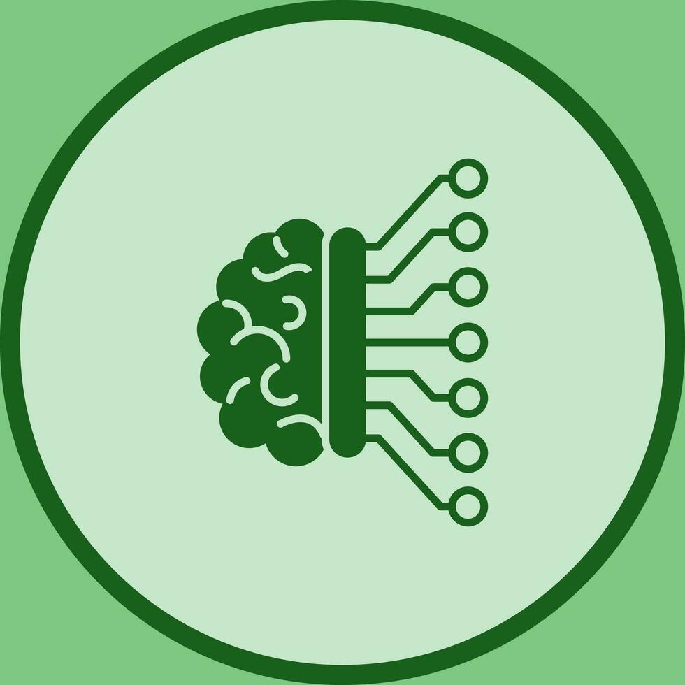 Machine Learning Vector Icon