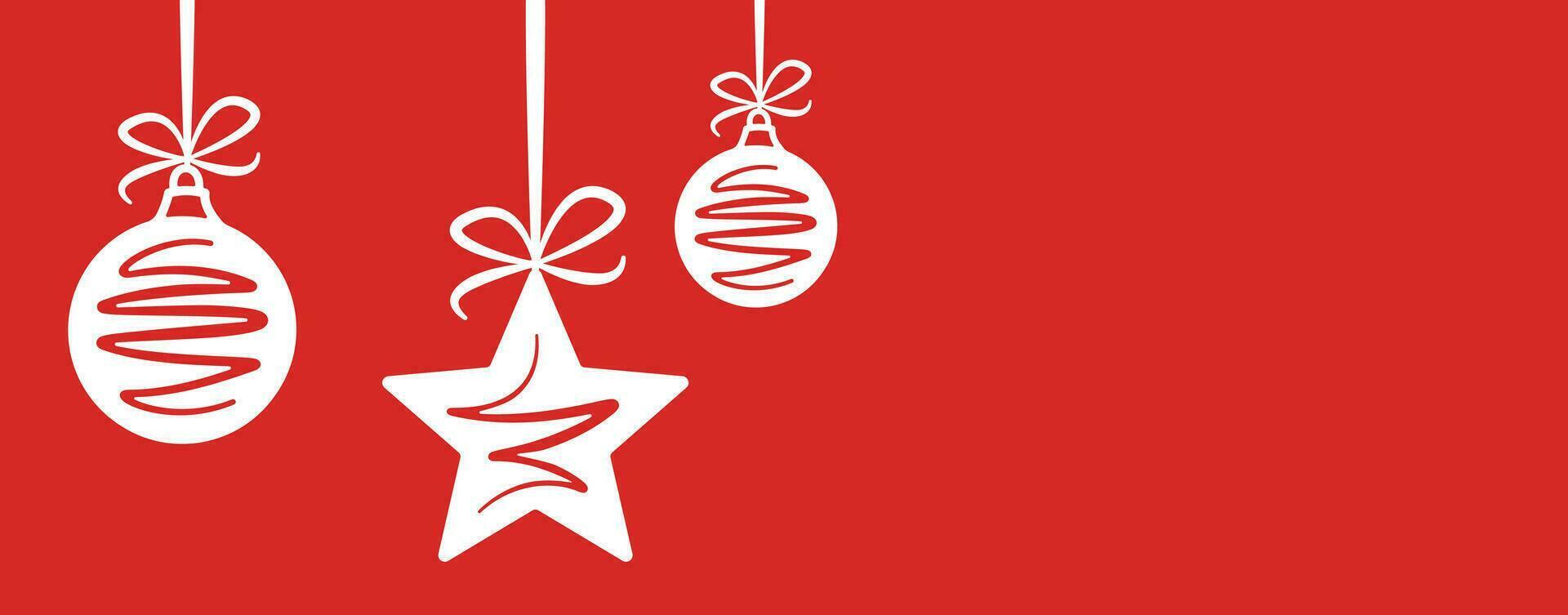 Christmas banner template vector