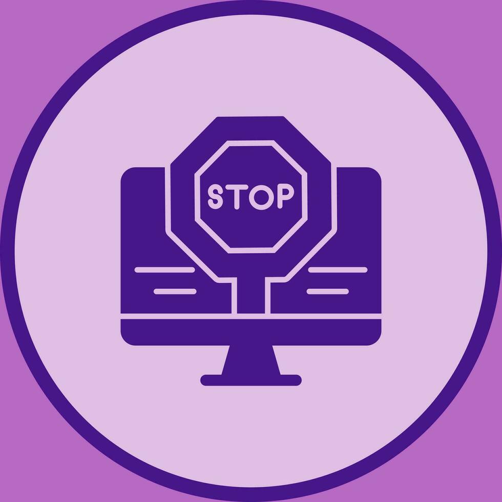 Stop Vector Icon