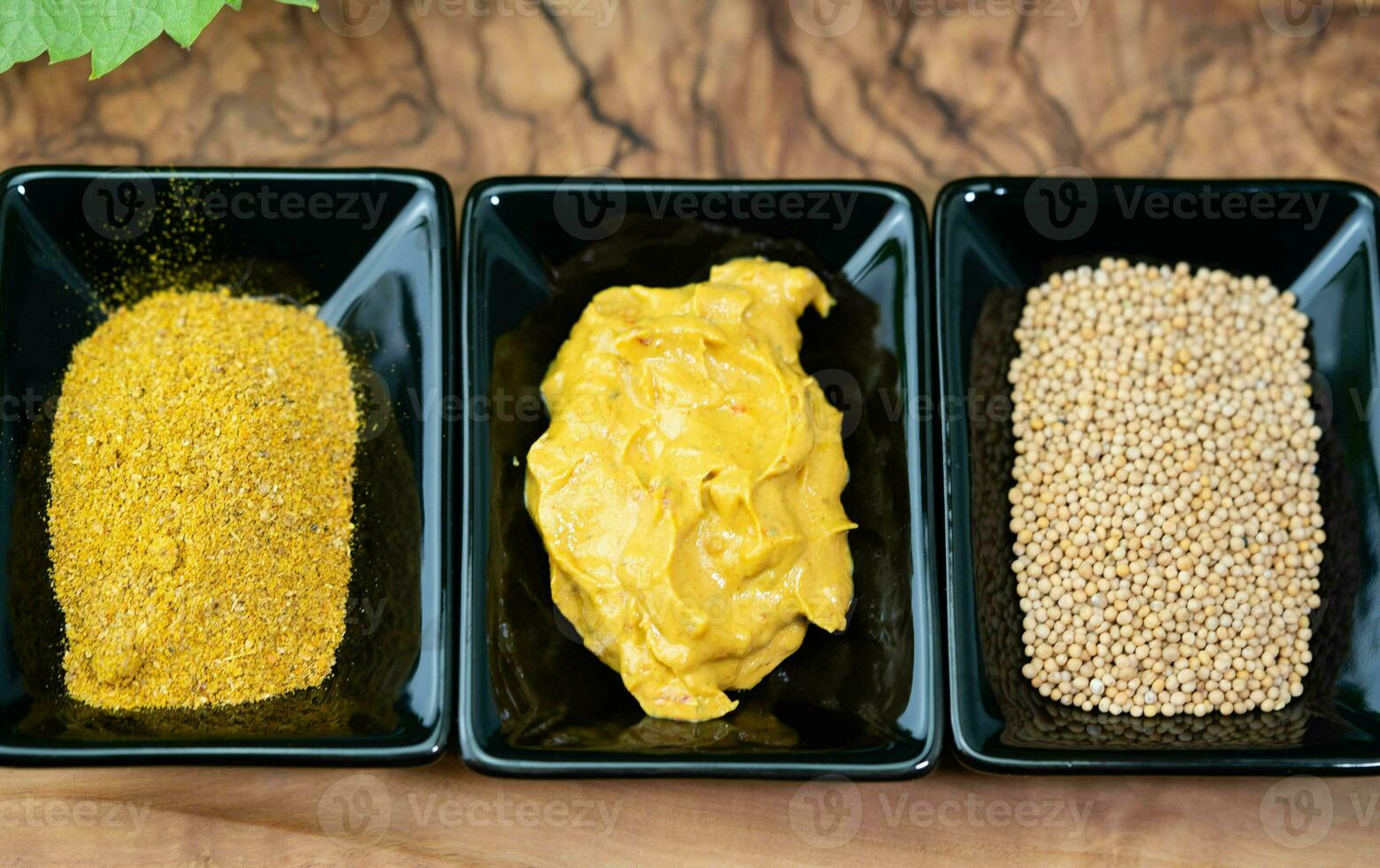 medium hot mustard with typical African spices like chakalaka photo