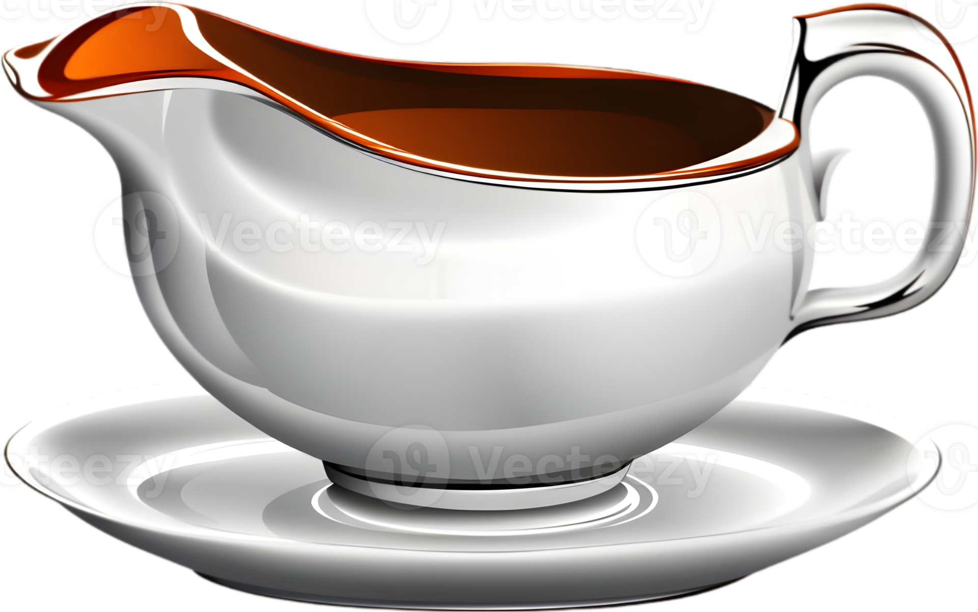 Gravy boat, sauce boat, gravy server, sauce serve with ai generative