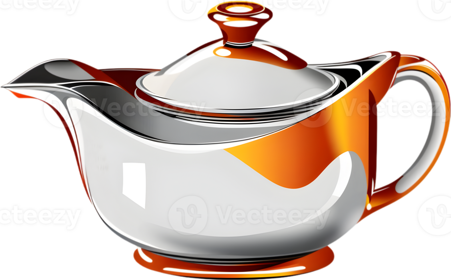Gravy boat, sauce boat, gravy server, sauce serve with ai generative png
