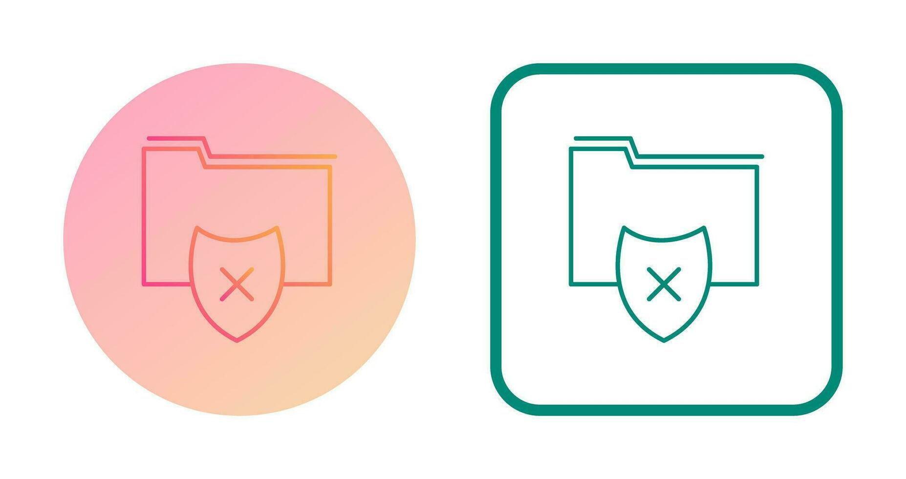 Vulnerable Folder Vector Icon