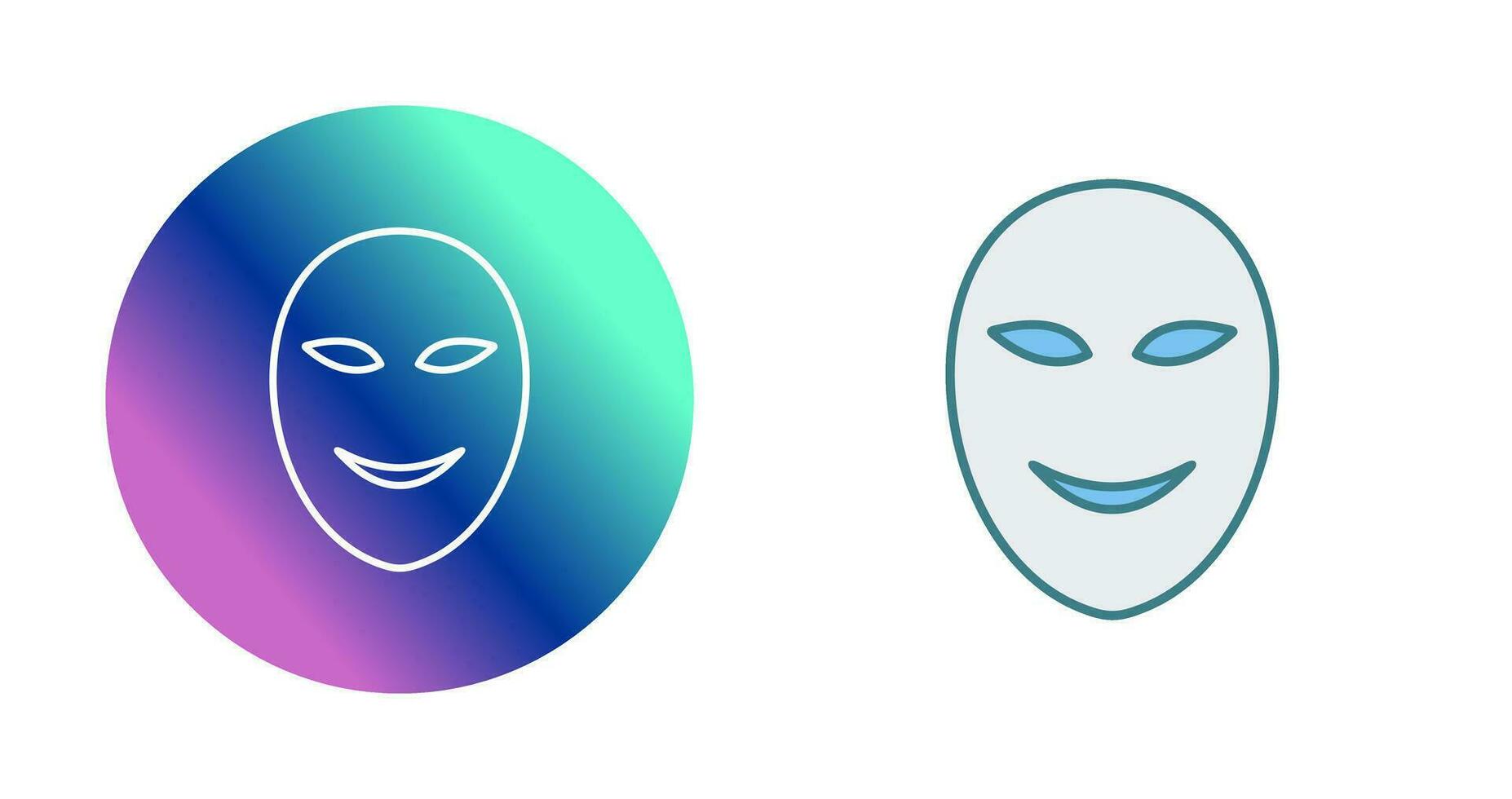 Ancient Face Mask Vector Icon