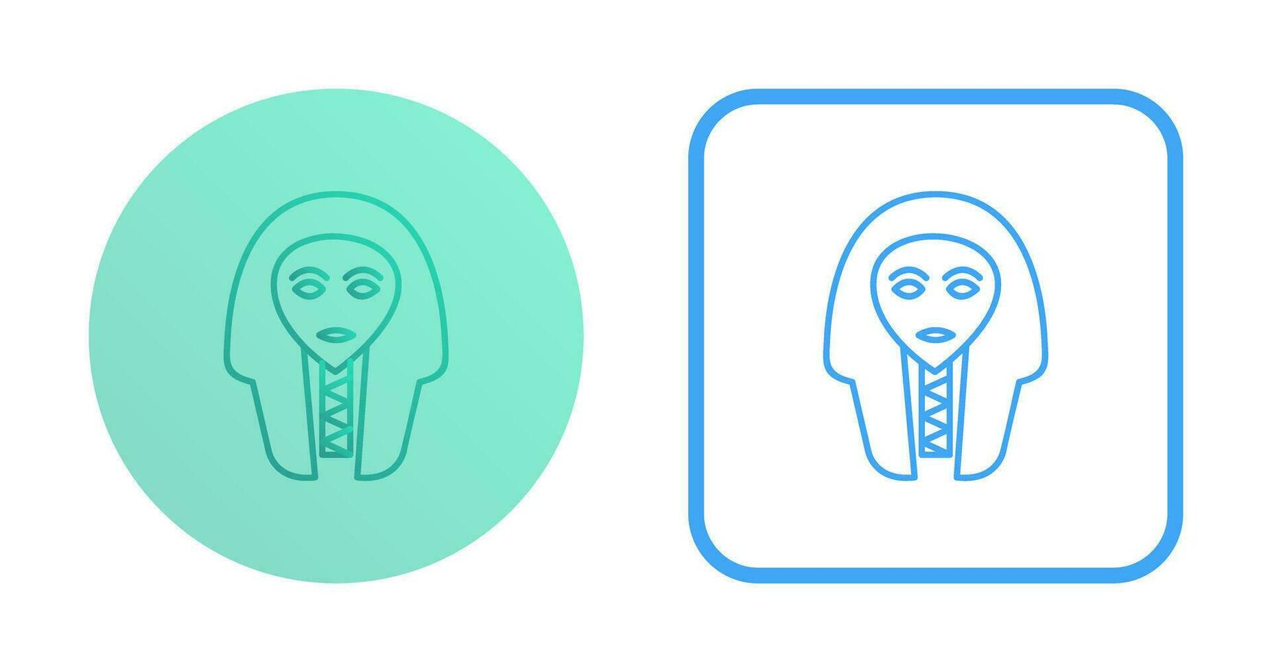 Egyptian Face Vector Icon