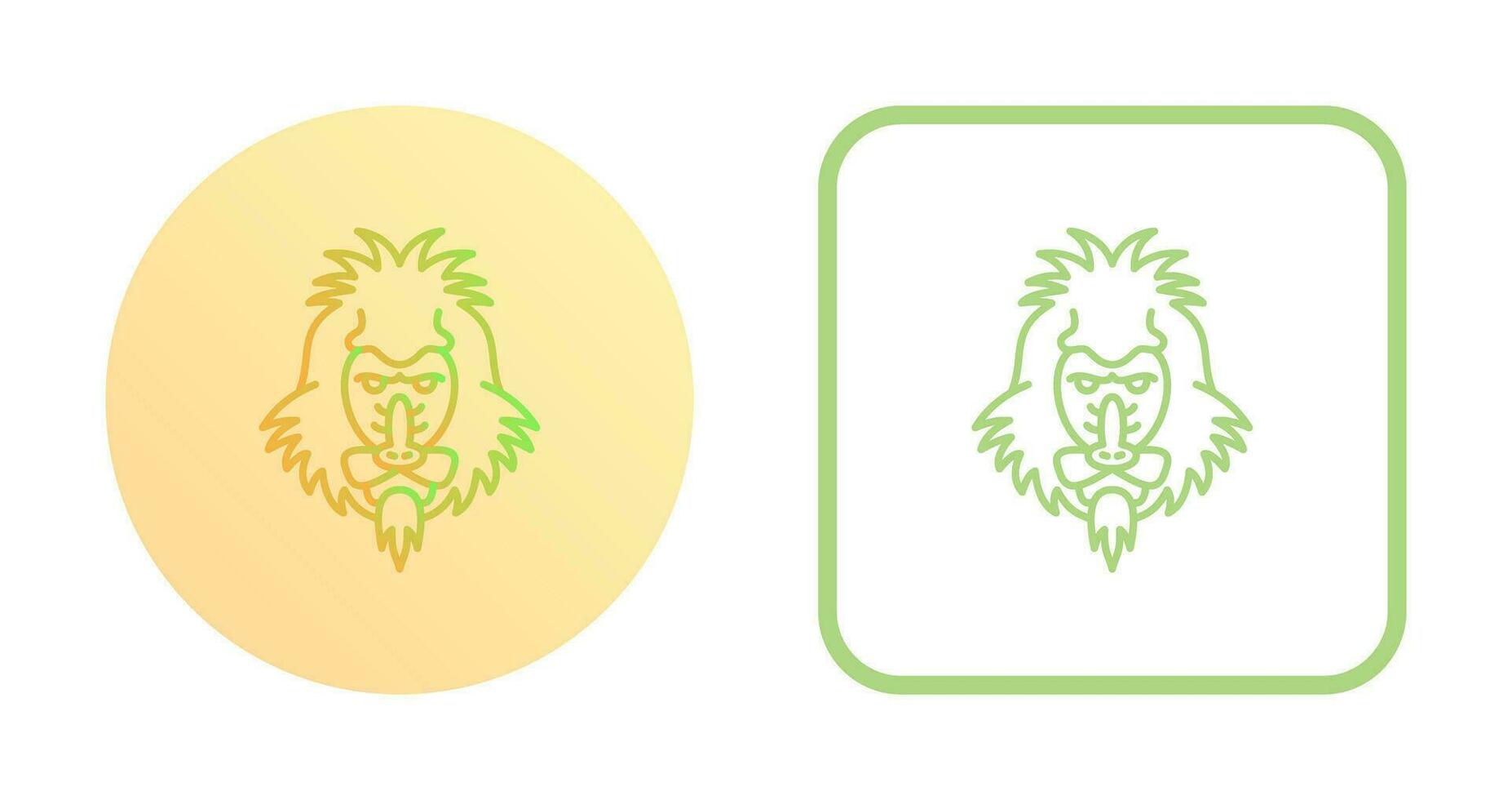 Mandrill Vector Icon