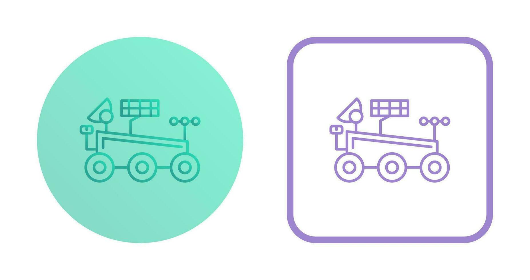 Mars Rover Vector Icon