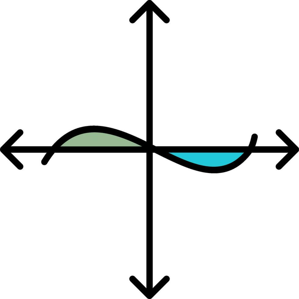 Unique Graph Vector Icon