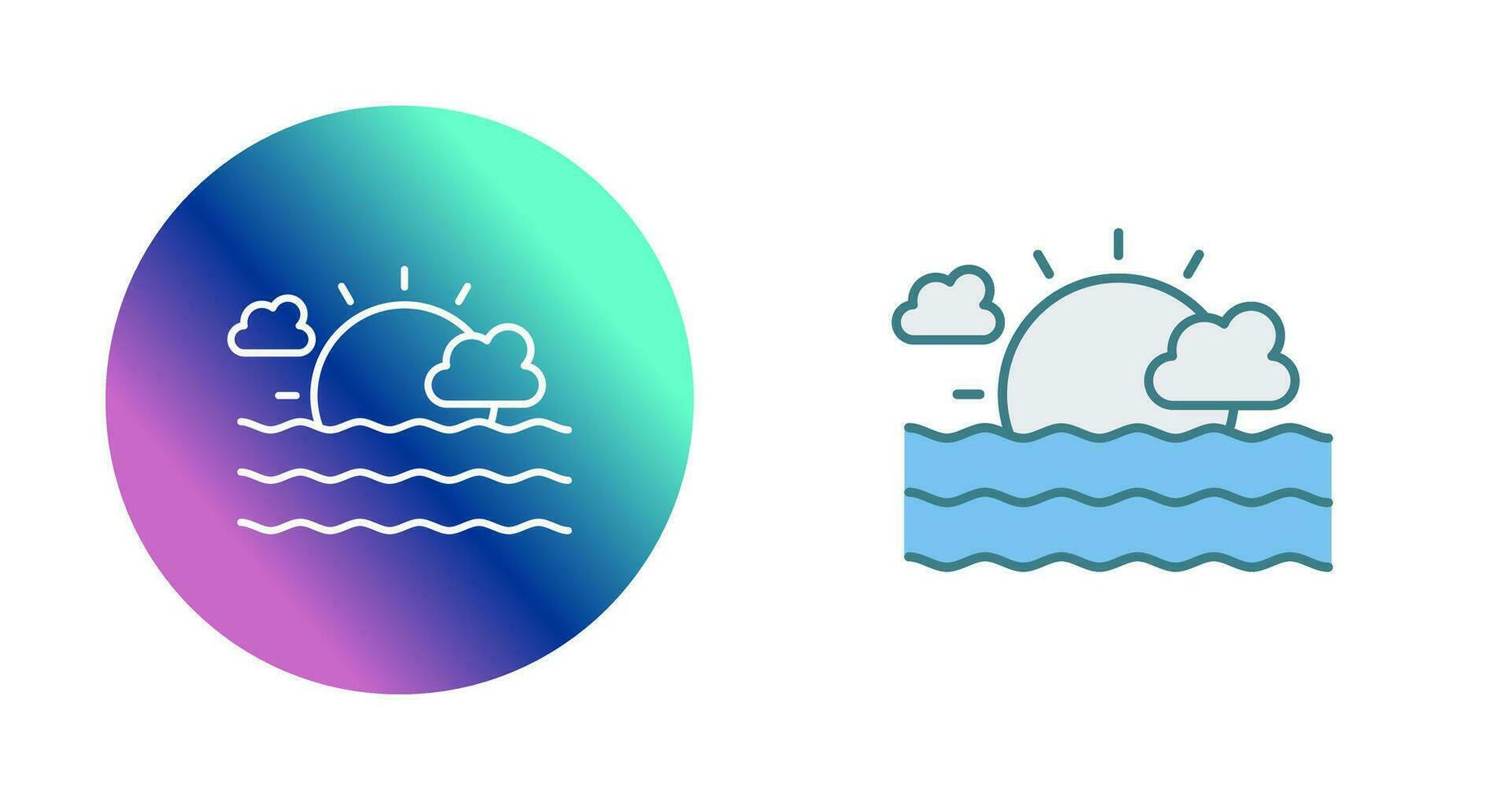 Sea Vector Icon