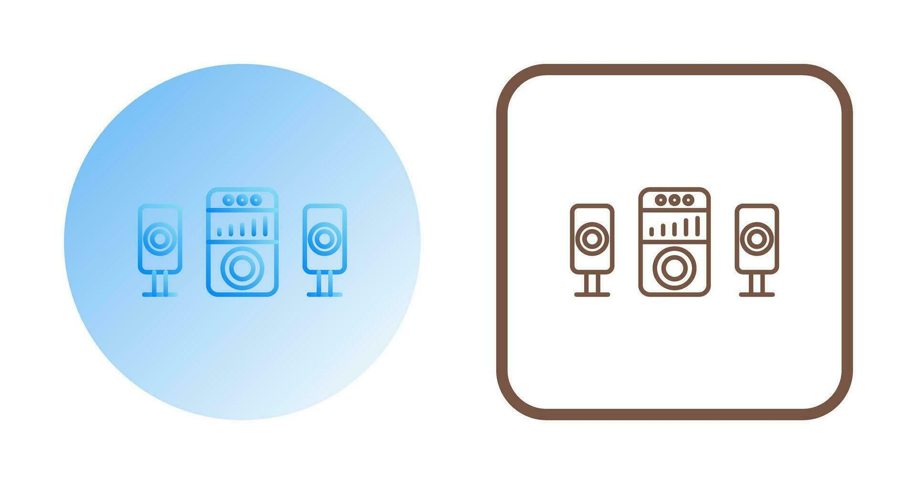 Sound System Vector Icon