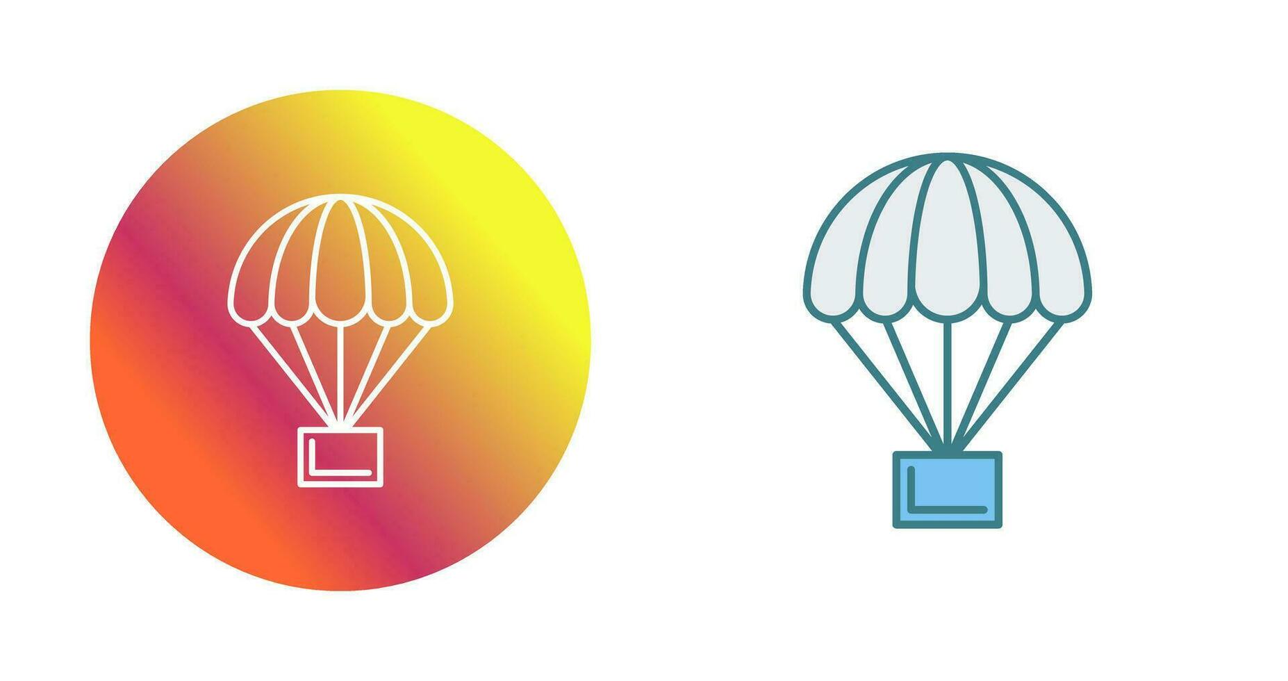 Parachute Vector Icon