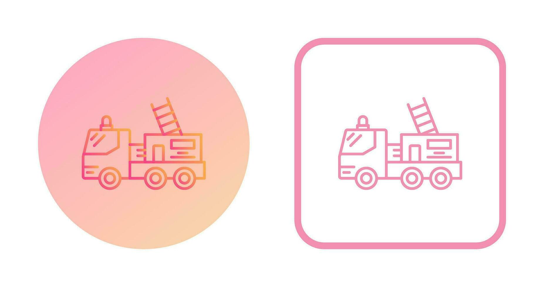 Fire Truck Vector Icon