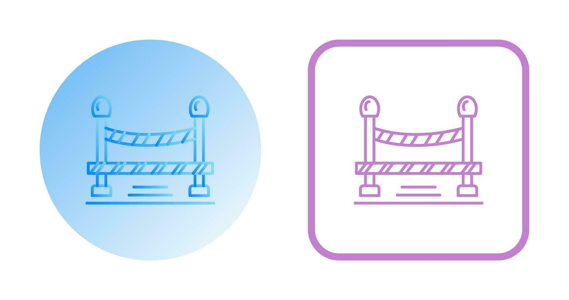 Do Not Cross Line Vector Icon