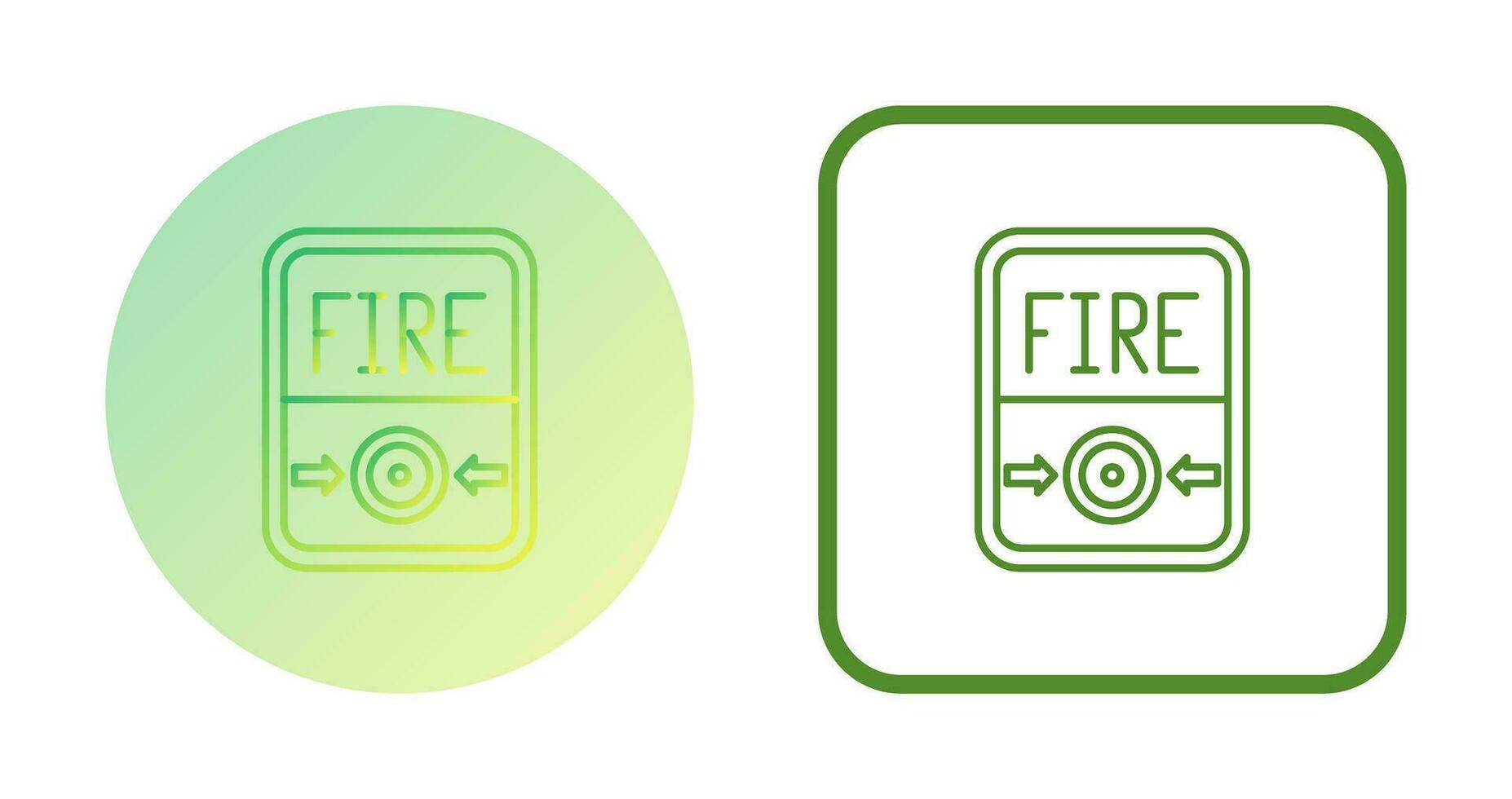 Fire Button Vector Icon