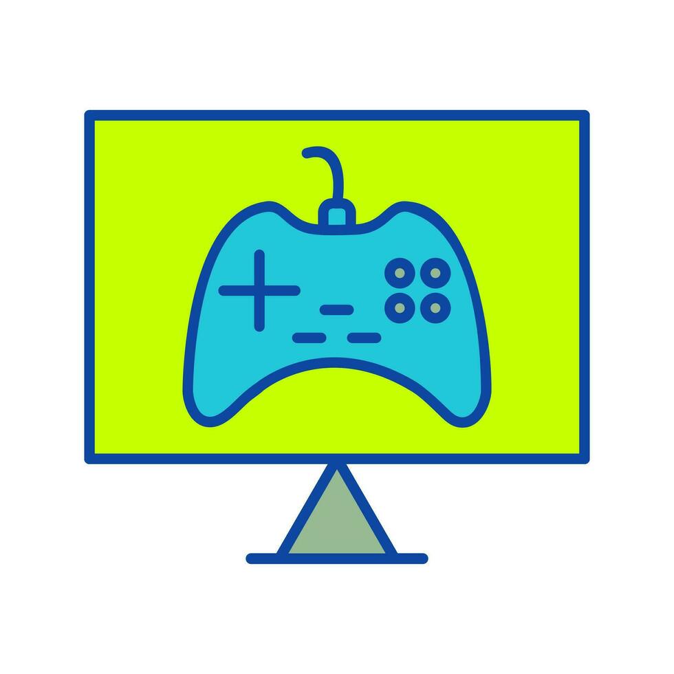 Unique Online Games Vector Icon
