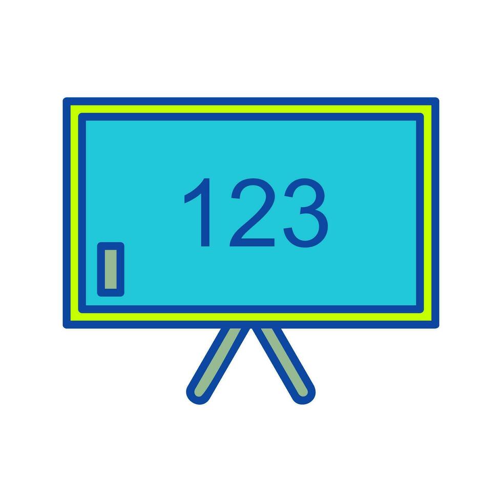 Unique Classroom Board Vector Icon