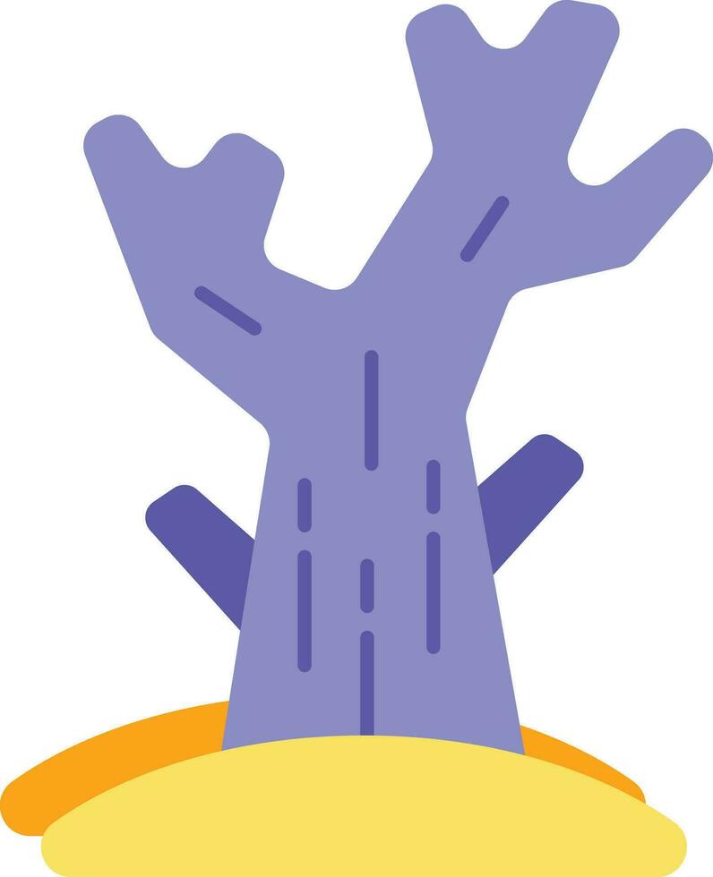 baren árbol plano íconos diseño estilo vector