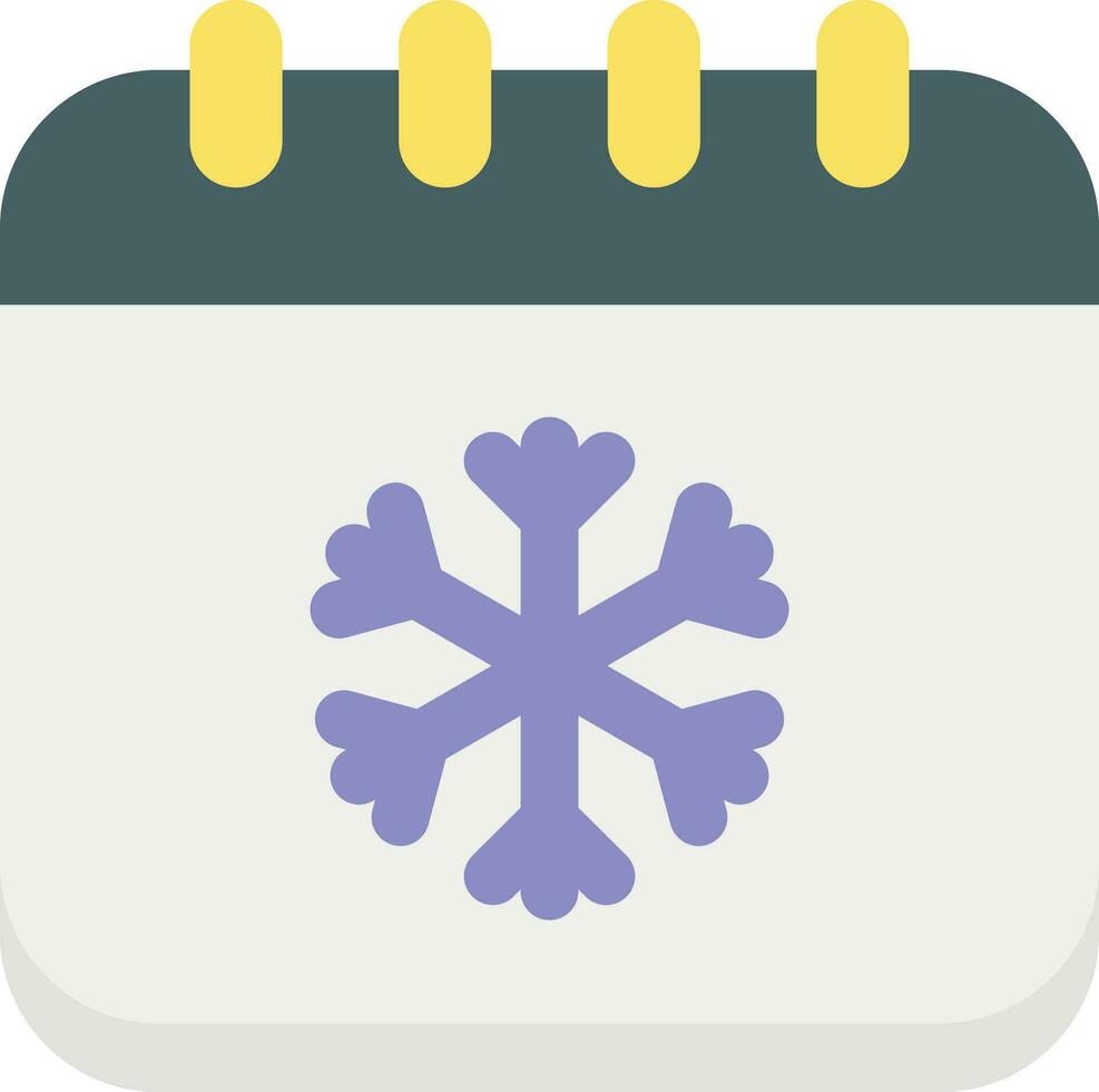 winter day  flat icons design style vector