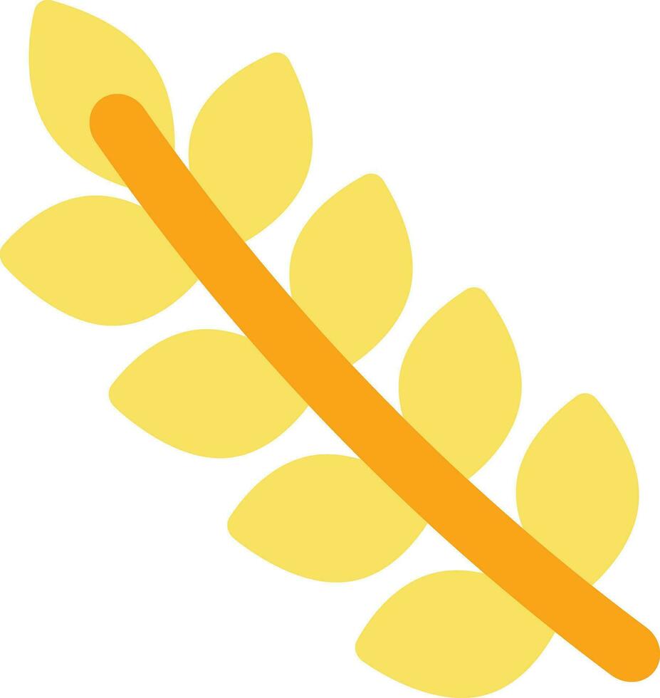 barley stalk flat icons design style vector