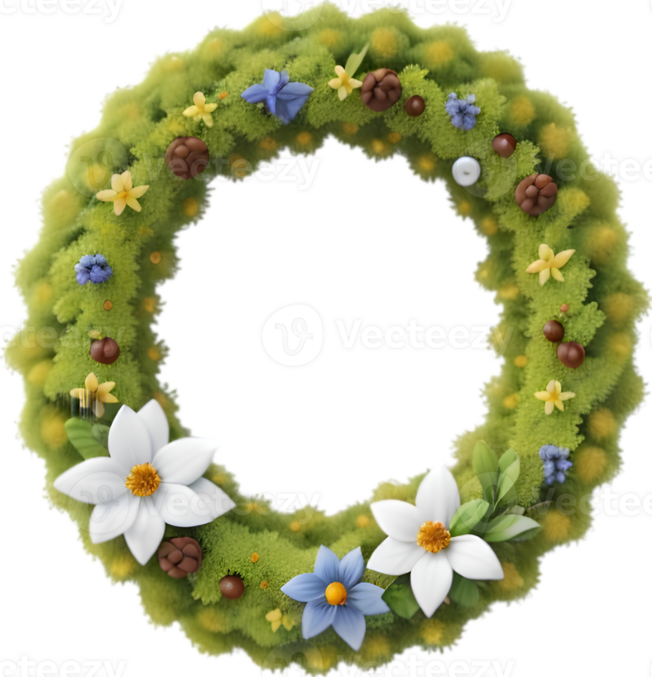 Wreath, holiday wreath, Christmas wreath, ai generative png