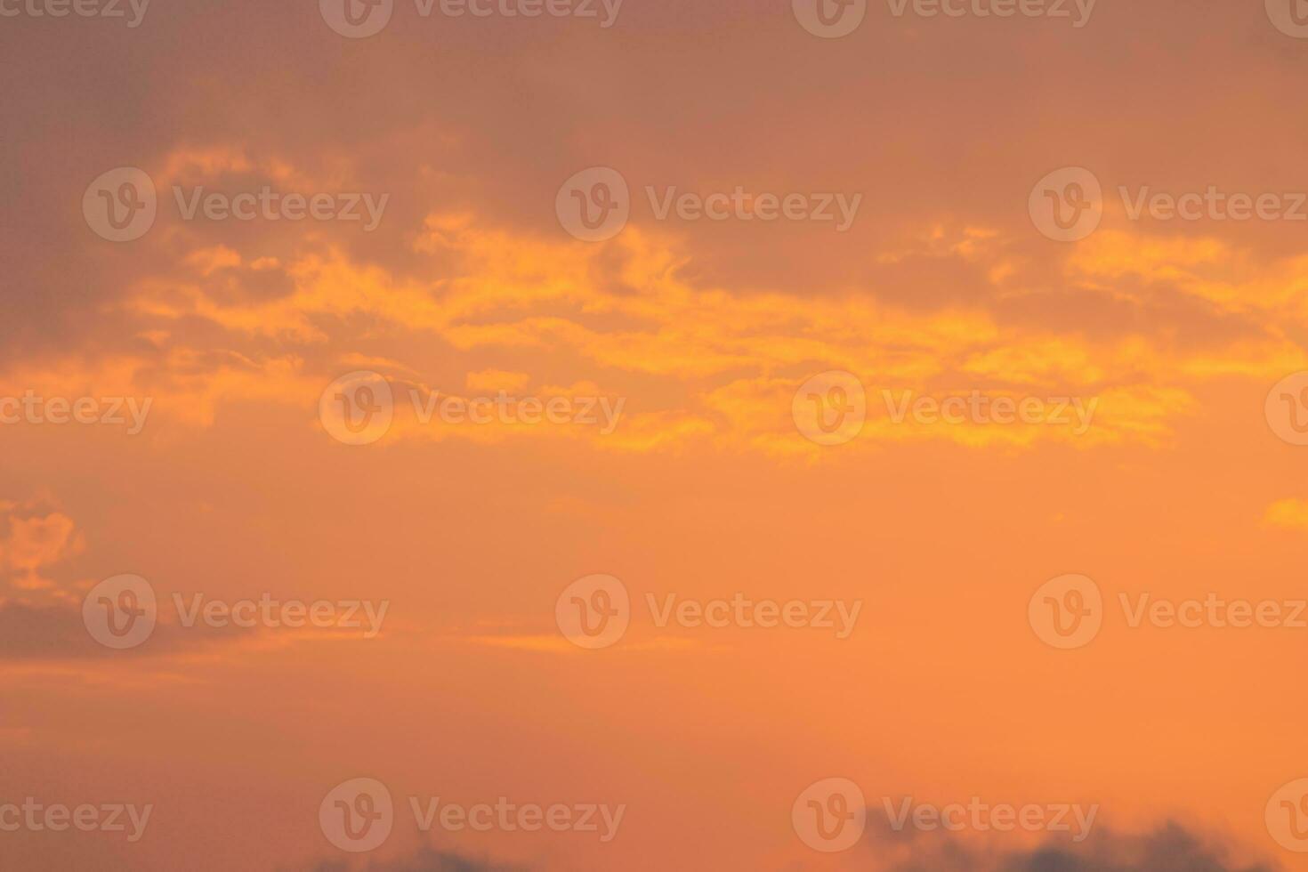 Vibrant Red Afterglow over Idyllic Horizon photo