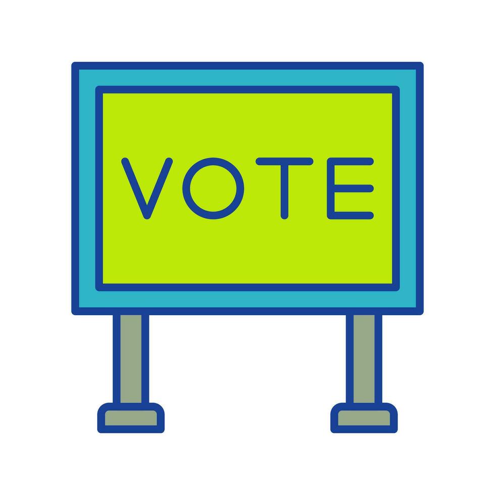 Billboard Vector Icon