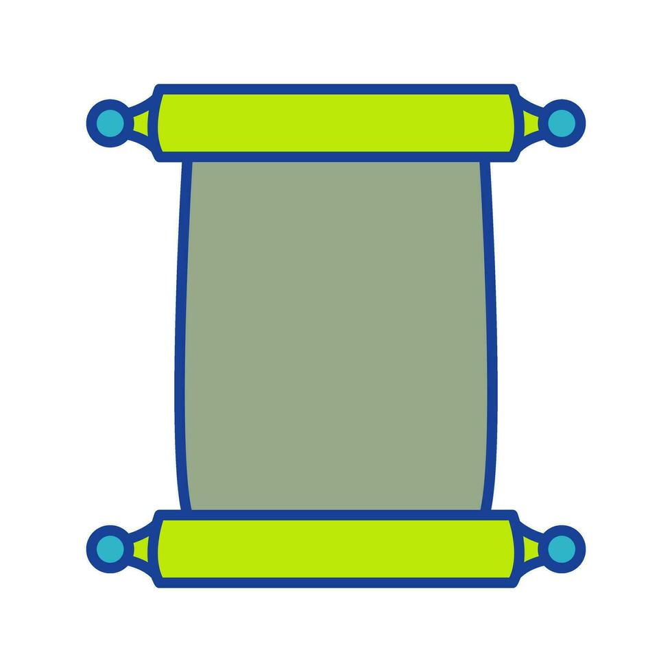 Scroll of Paper Vector Icon