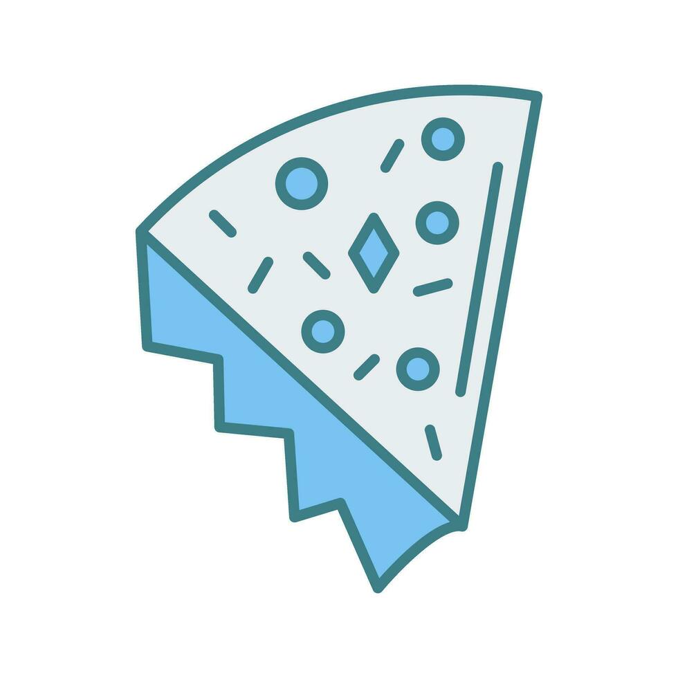 icono de vector de rebanada de pizza