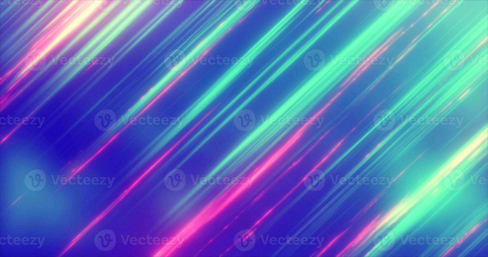 Abstract futuristic background green flying energy hi-tech magic glowing bright lines photo