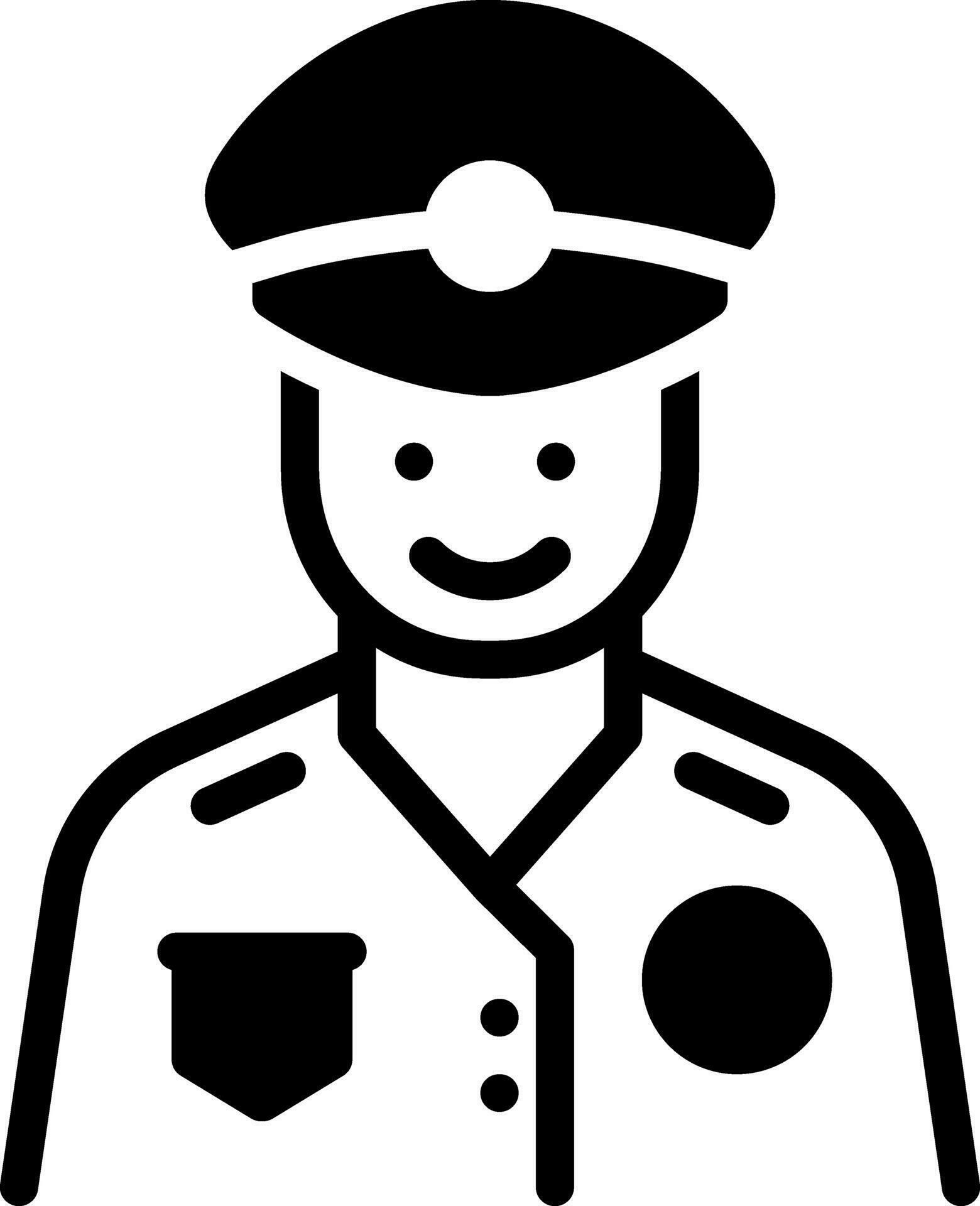 solid icon for guard 31384232 Vector Art at Vecteezy