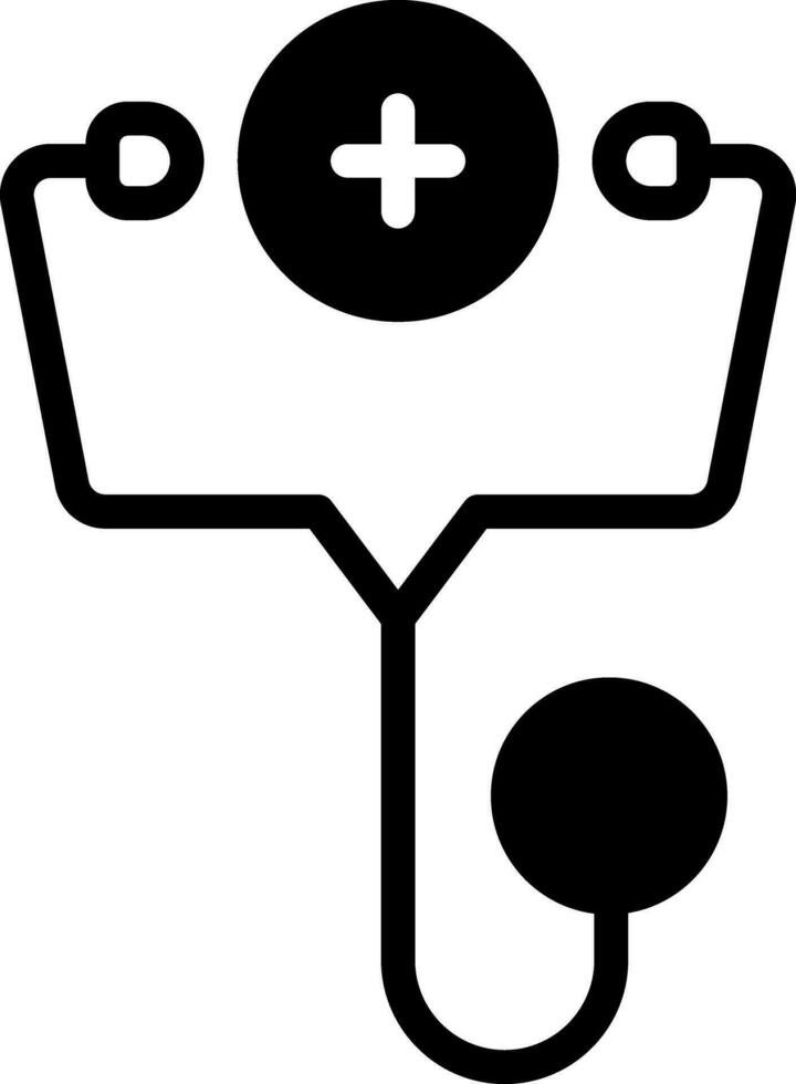 solid icon for medicaid vector