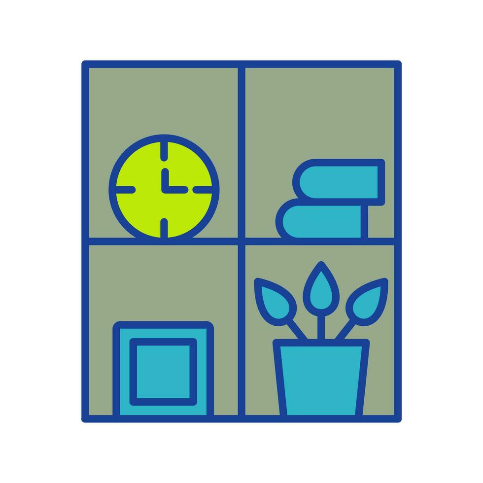Bookshelf Vector Icon