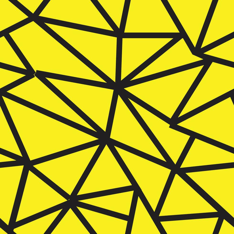 triangles lines yellow seamless pattern simple vector