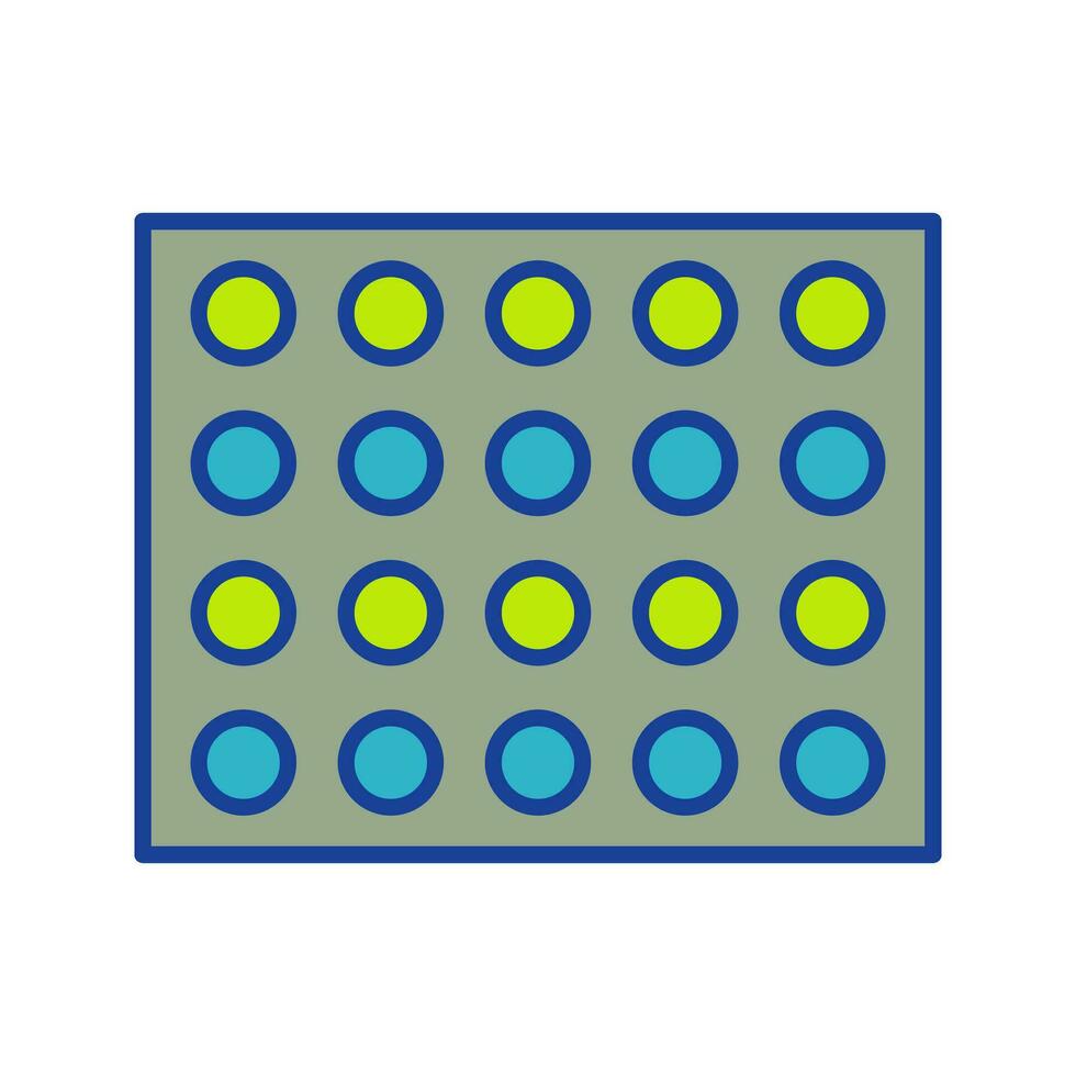 Colored Palette Vector Icon